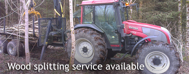 wood splitting service